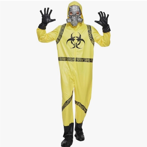 Biohazard Male Costume Green Adult